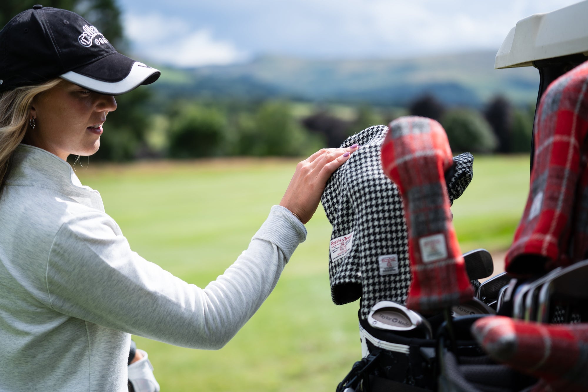 Golf Club Head Covers in Harris Tweed