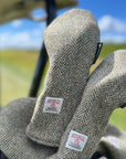 Harris Tweed® Golf Set - Handmade Golf Headcovers and Putter Cover