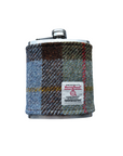 Stainless Steel Hipflask Wrapped in Harris Tweed®