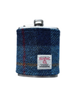 Stainless Steel Hipflask Wrapped in Harris Tweed®