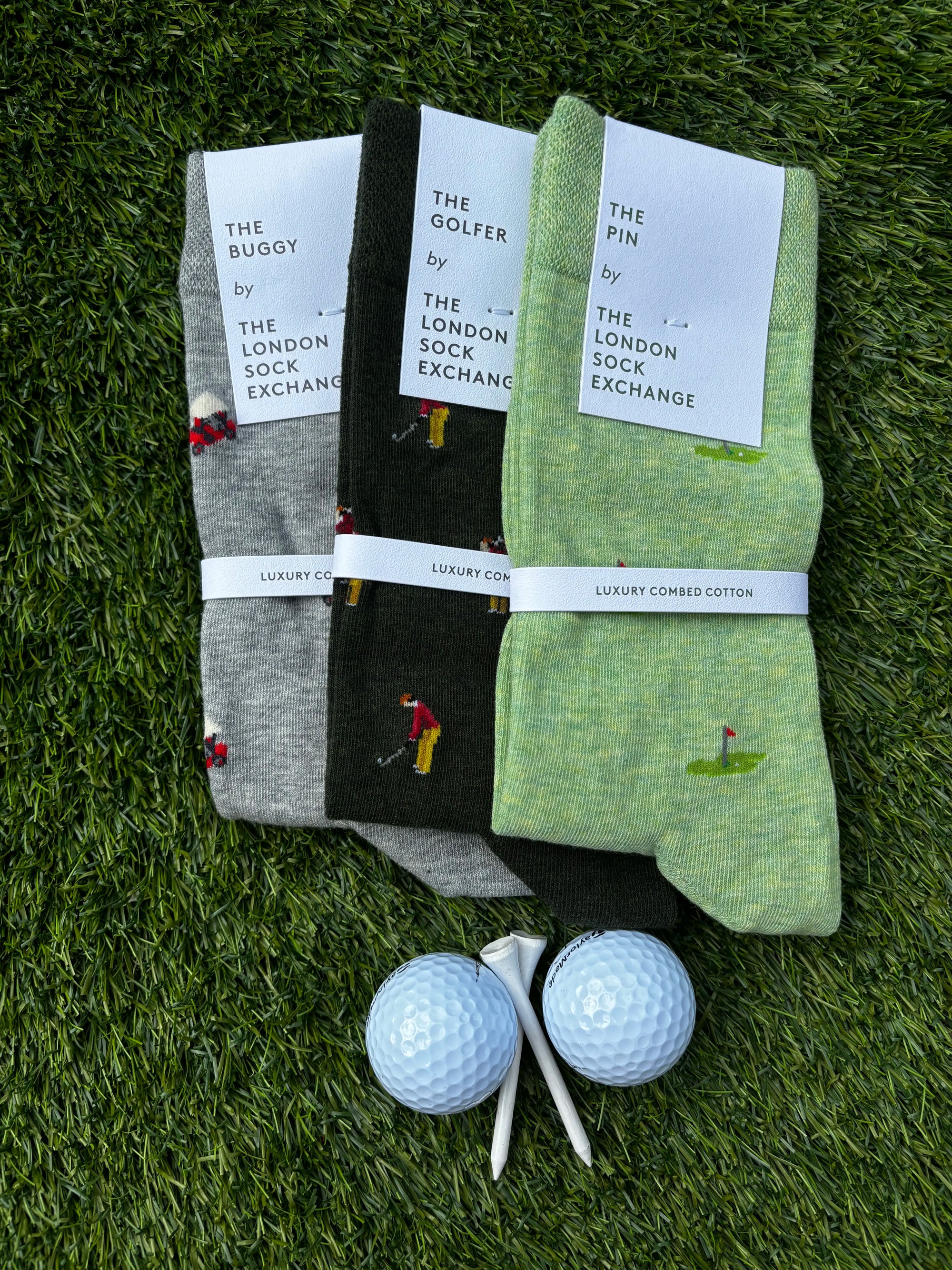 Golf Socks - The London Sock Exchange - pack of three