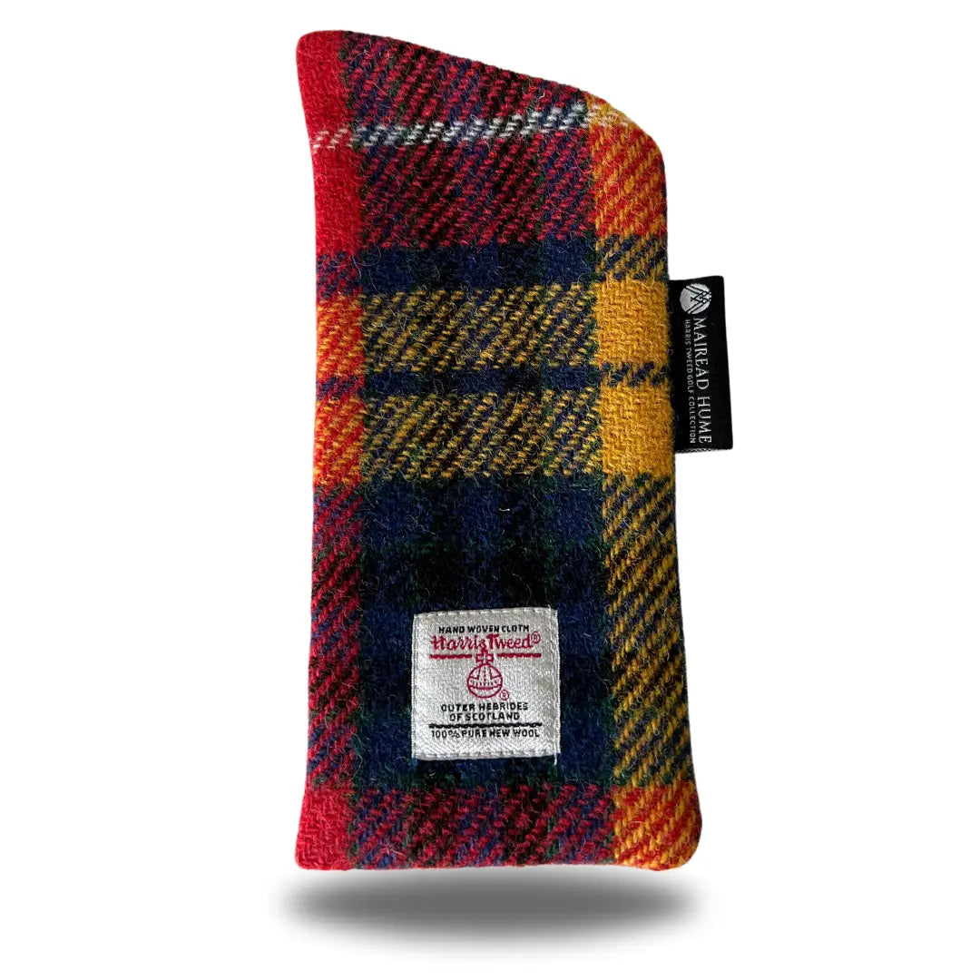 Sunglass Case with Velvet Lining in Buchanan Tartan Harris Tweed®