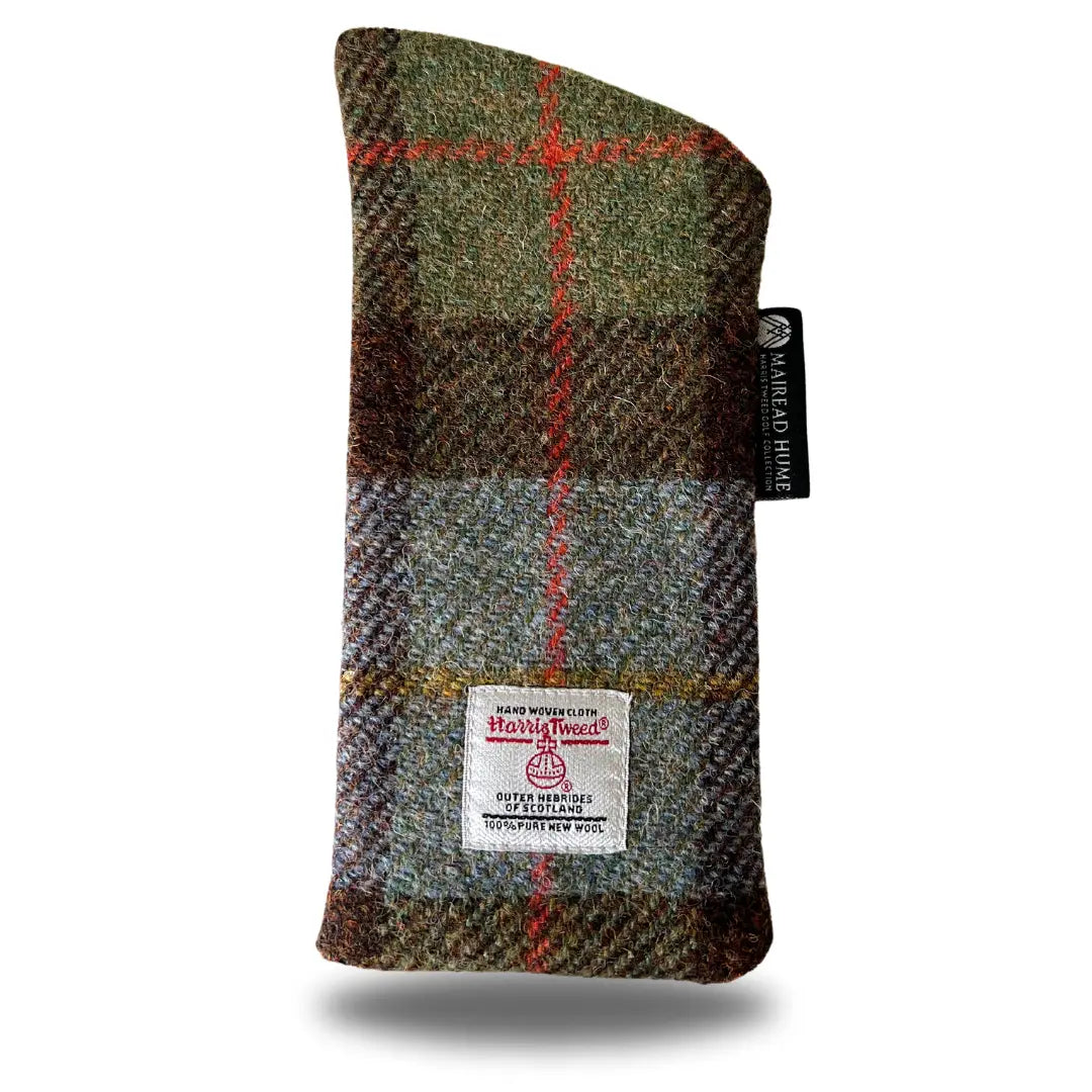 Sunglass Case with Velvet Lining in MacLeod Tartan Harris Tweed®