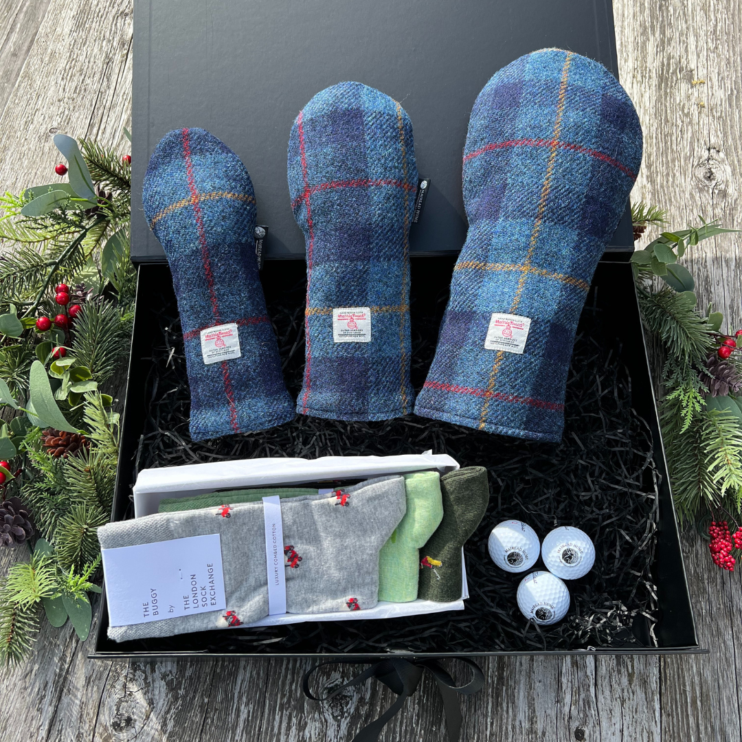 Xmas Gift Box - Albatross - Navy Tweed