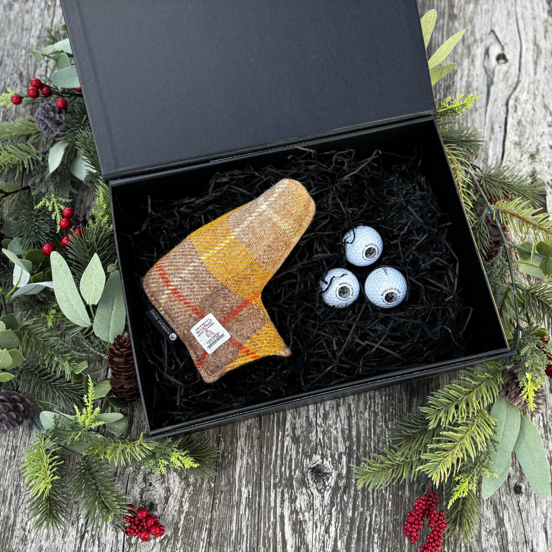 Xmas Gift Box - Par - Yellow Check