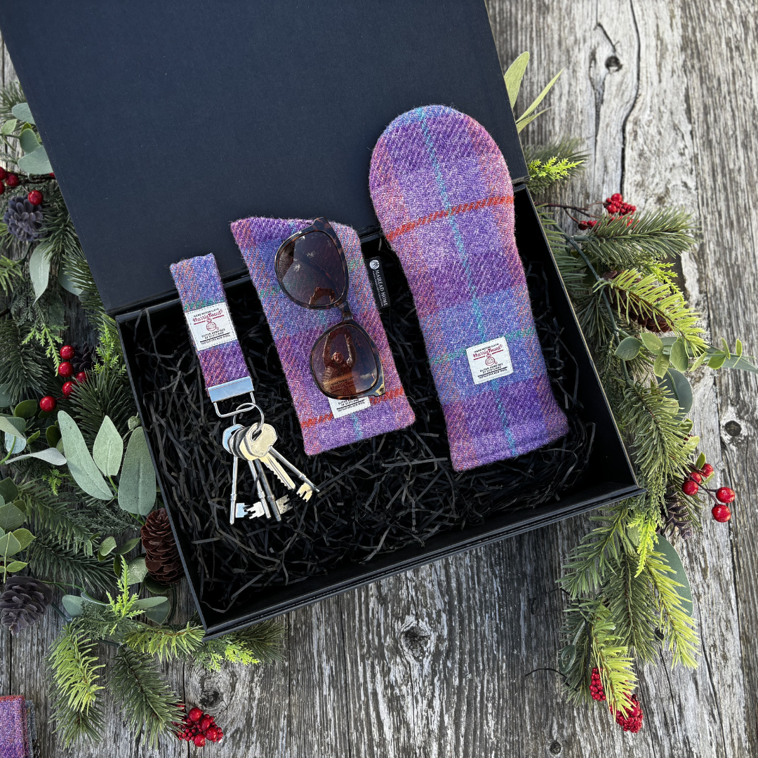 Xmas Gift Box - Birdie - Purple