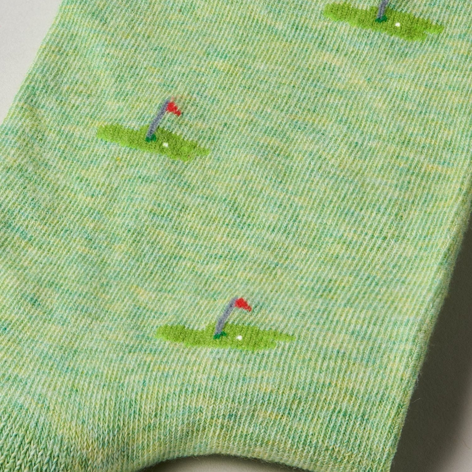 Green Golf Socks - Tee Design